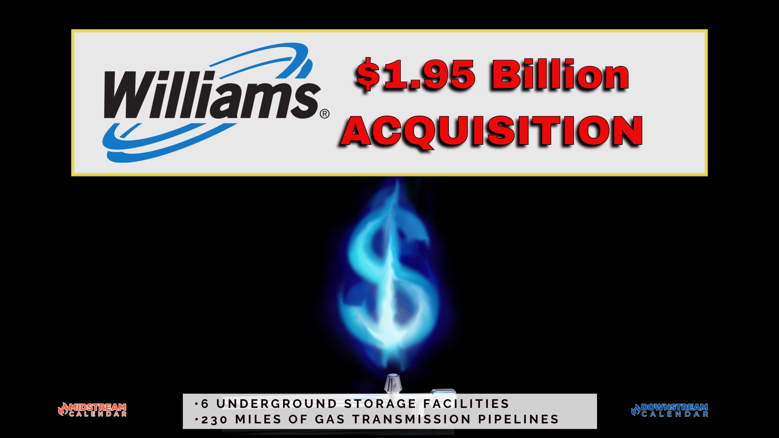 BREAKING $1.95 Billion Deal: Williams Announces Acquisition of Strategic Gulf Coast Natural Gas Storage Portfolio with Direct Access to LNG Export Facilities and Interstate Pipelines