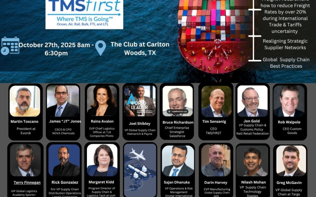 Register Now for the 14th Global Supply Chain Leaders Conference 2025 – October 27, 2025 – The Woodlands, TX