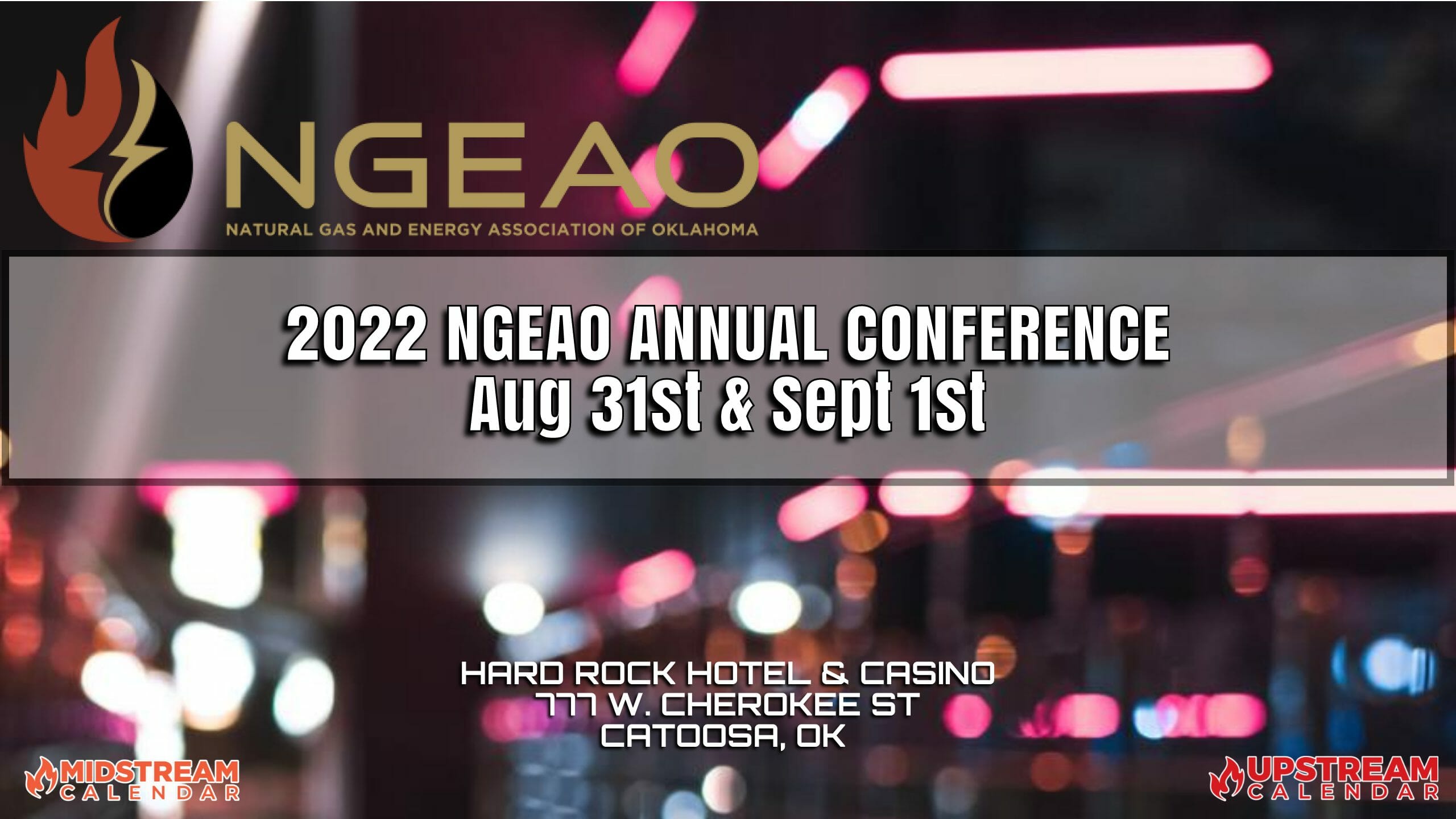 Natural Gas and Energy Association of Oklahoma NRG calendar