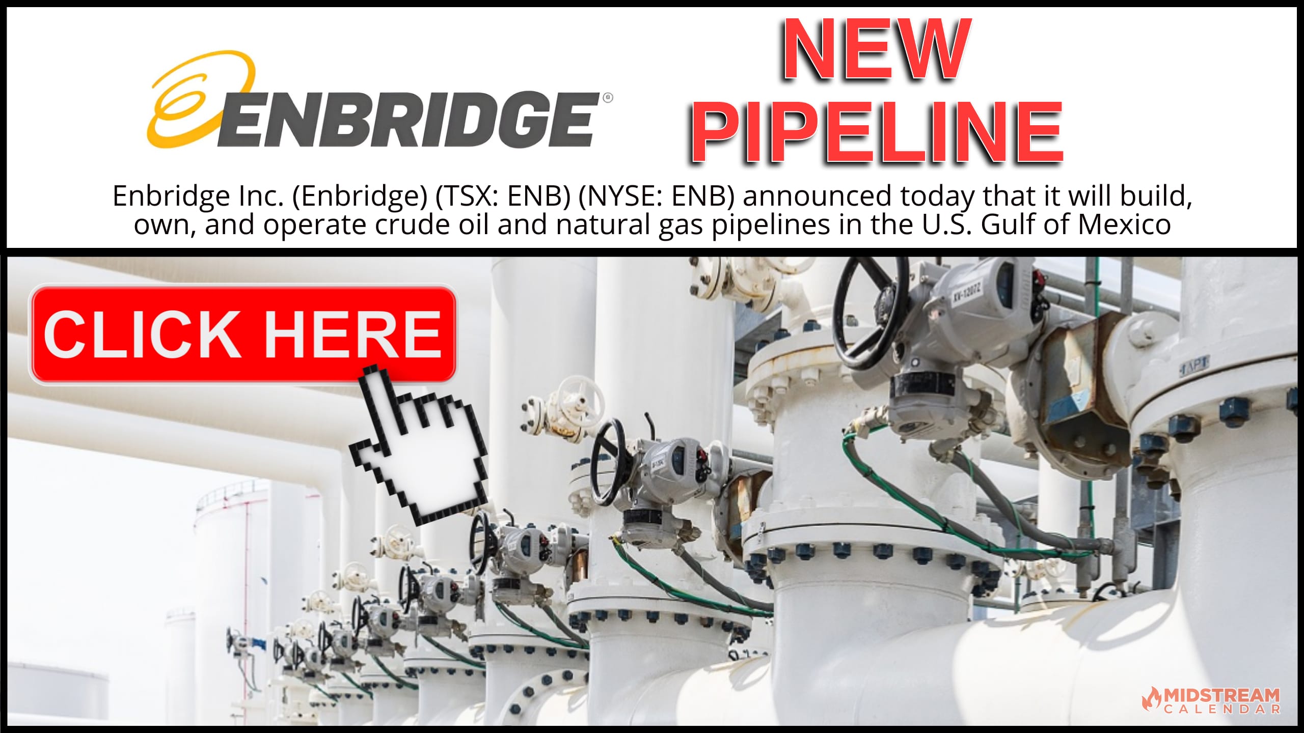 Enbridge Sanctions Pipelines to Support bp’s New Deepwater U.S. Gulf of Mexico Development