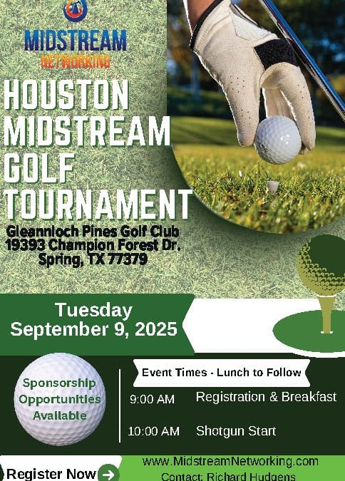CANCELLED: Midstream Networking Houston Golf Tournament September 9, 2025