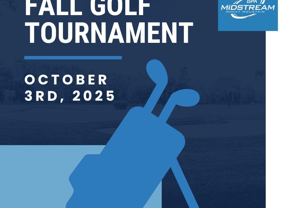 Register for the GPA Midstream Rocky Mountain Chapter GPARMC Fall Golf Tournament October 3, 2025 – Denver