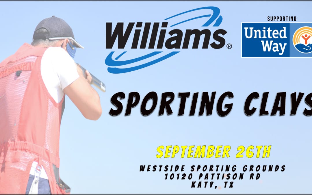 Register Now for the 2025 Williams Houston United Way Clay Shoot Friday, September 26th, 2025