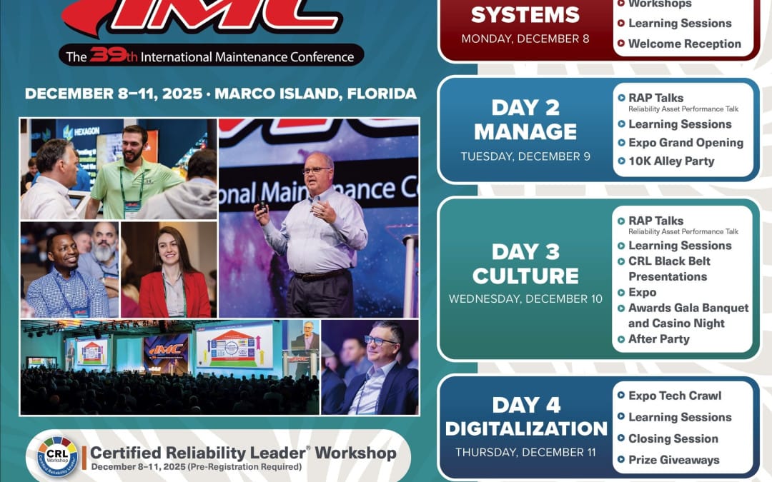 Register Now for the 39th International Maintenance Conference Dec 8 – Dec 11, 2025