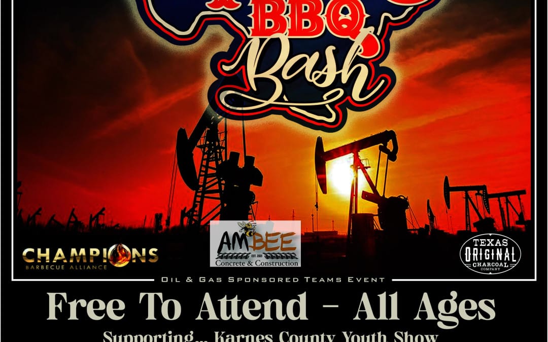 Register now for the 4th Annual South Texas BBQ Bash Champions Barbecue Alliance – April 26 – Karnes City, Tx