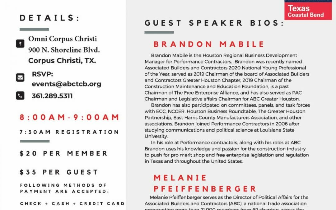 ABC Texas Coastal Bend July Breakfast Corpus Christi