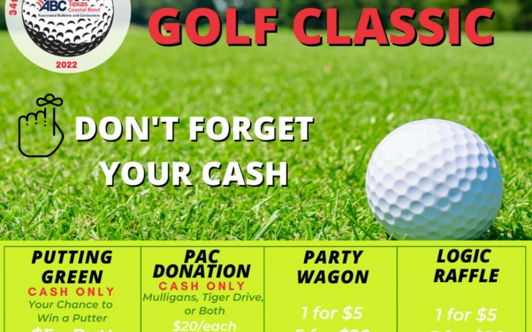 ABC-TCB 34th Annual Golf Classic May 16 –  Rockport, TX