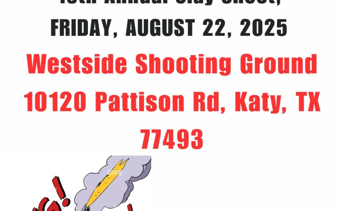 SAVE THE DATE: AMPP Houston Chapter 13th Annual Clay Shoot – August 22, 2025 – Katy, TX