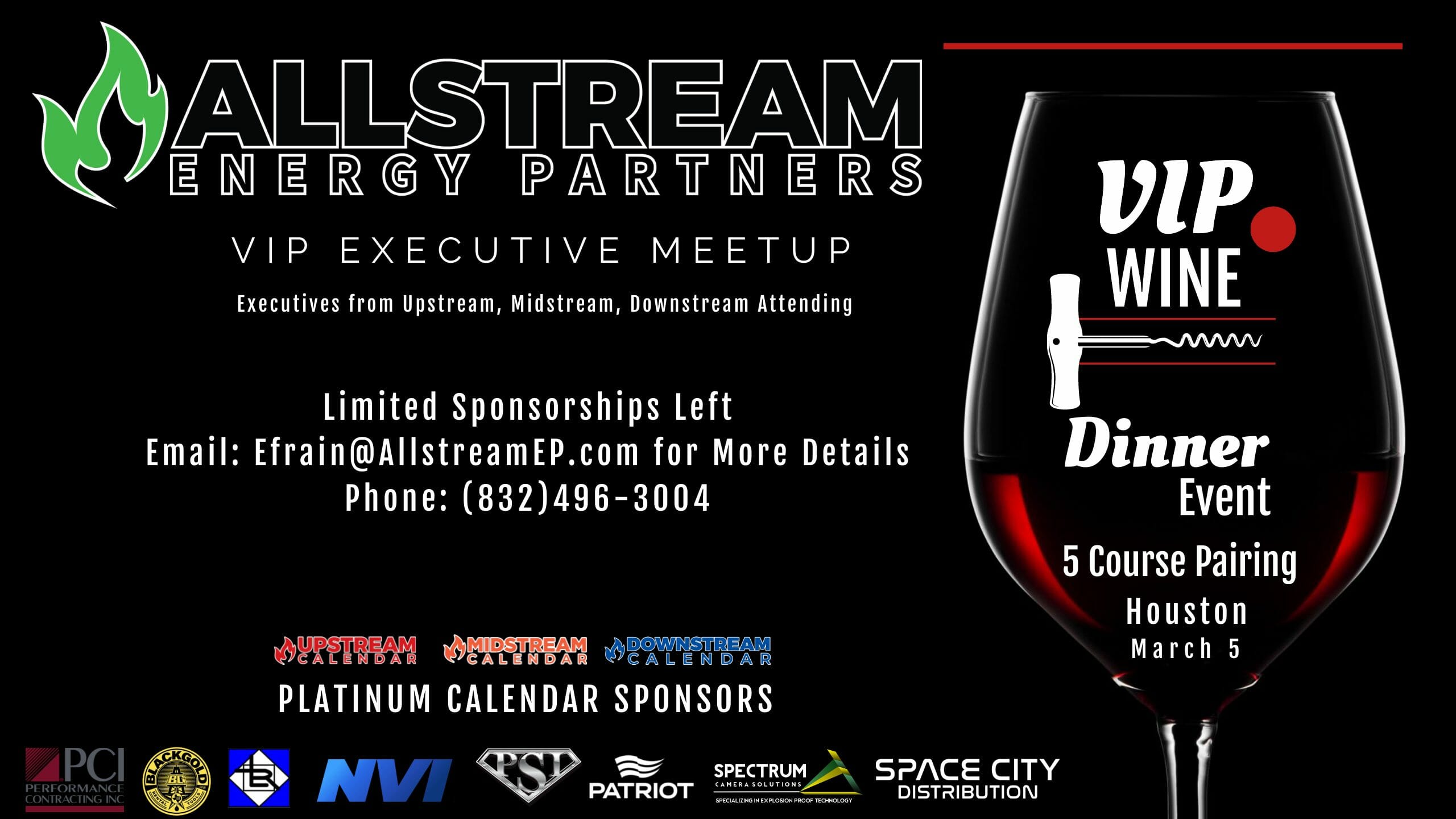 VIP Wine Dinner Allstream Energy Partners