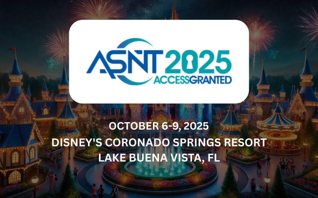 Register Now for the ASNT 2025 Annual Conference – October 6-9, 2025 – Lake Buena Vista, FL