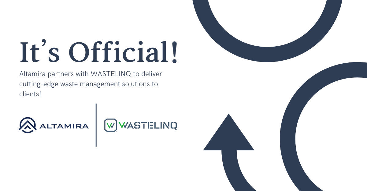 Industry Announcement: ALTAMIRA is thrilled to announce partnership with WASTELINQ, Inc. as a reseller partner