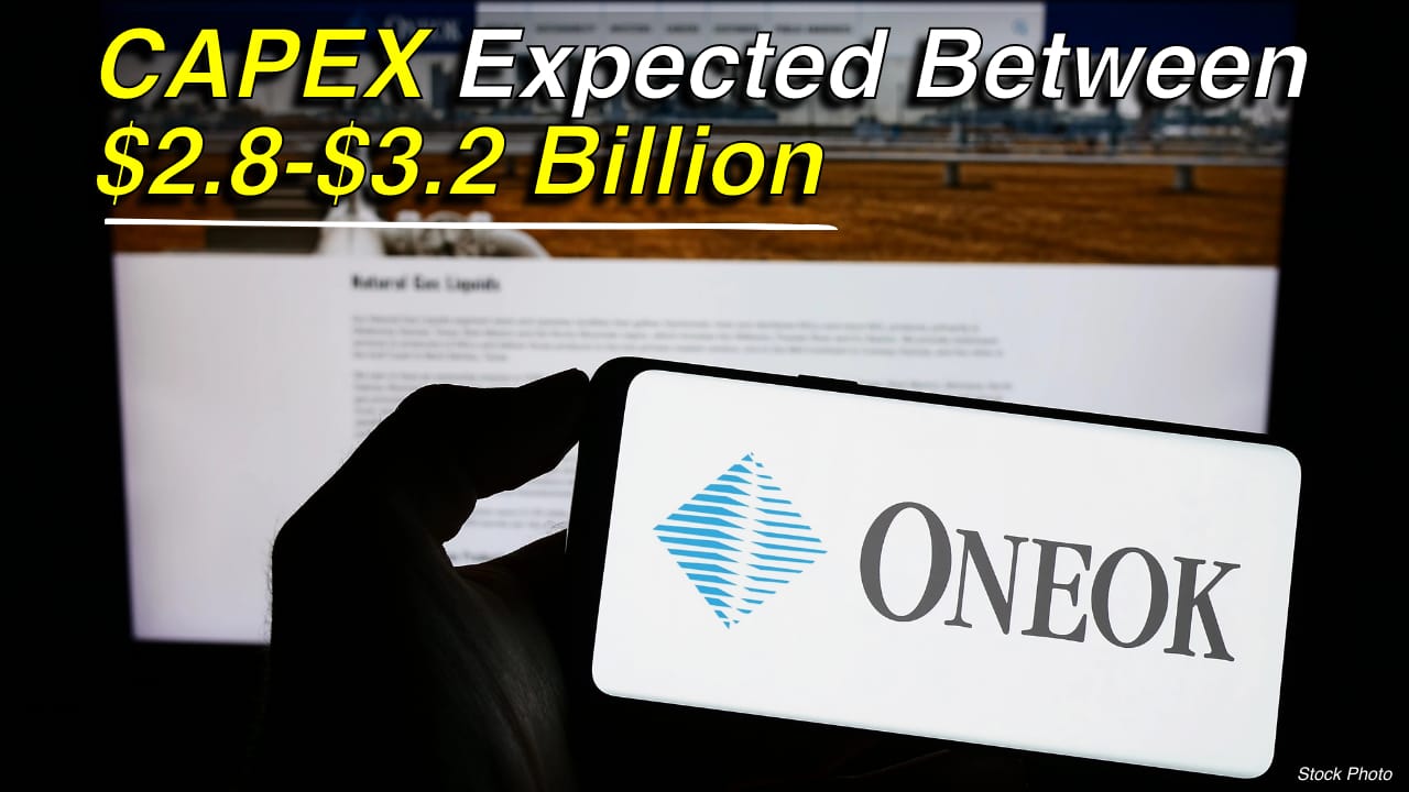 CAPEX Expected Between $2.8-$3.2 Billion : ONEOK Financial Guidance & 2026 Growth Outlook