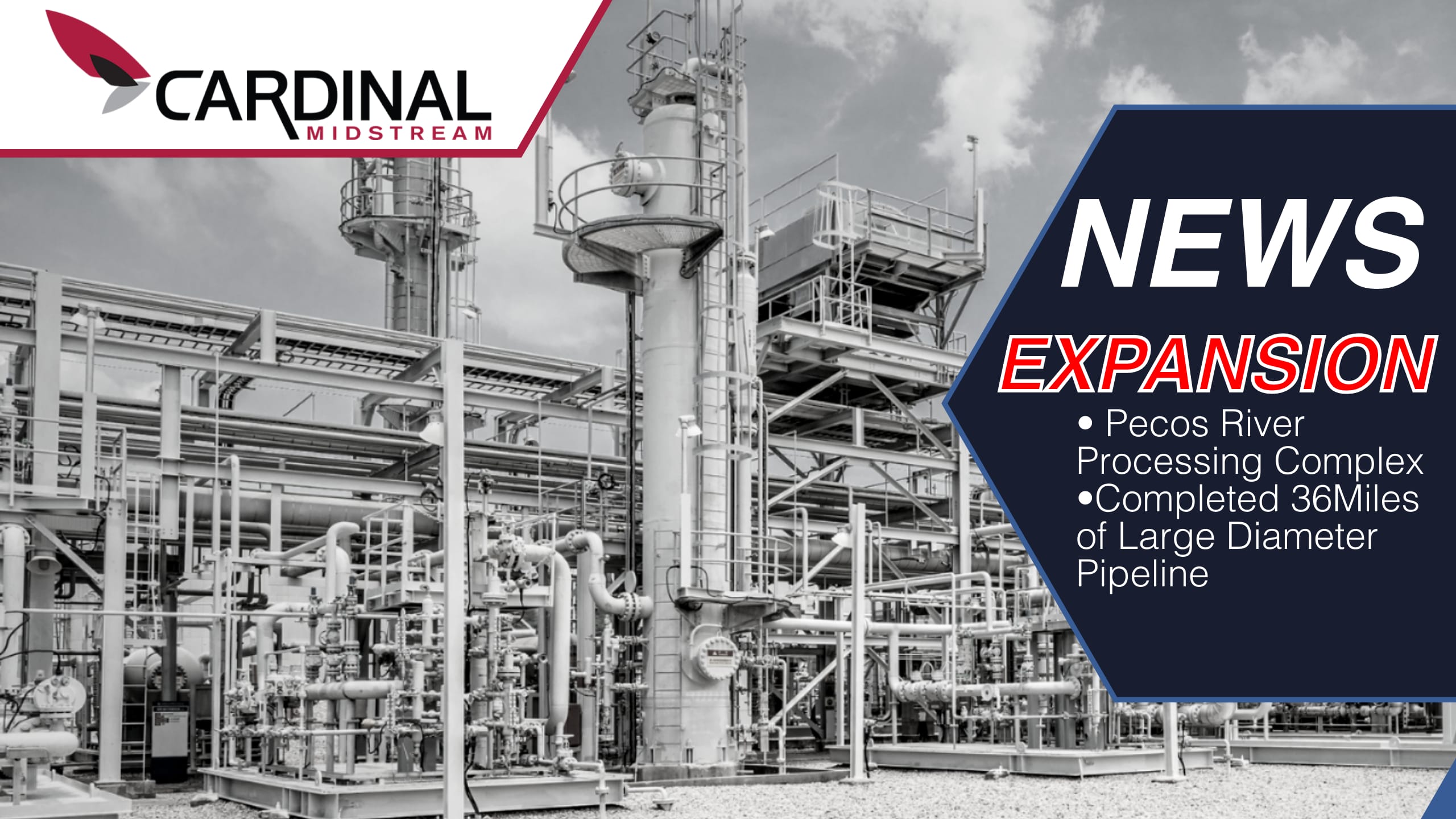 Cardinal Midstream Partners Announces Significant Expansion of Delaware Basin Footprint