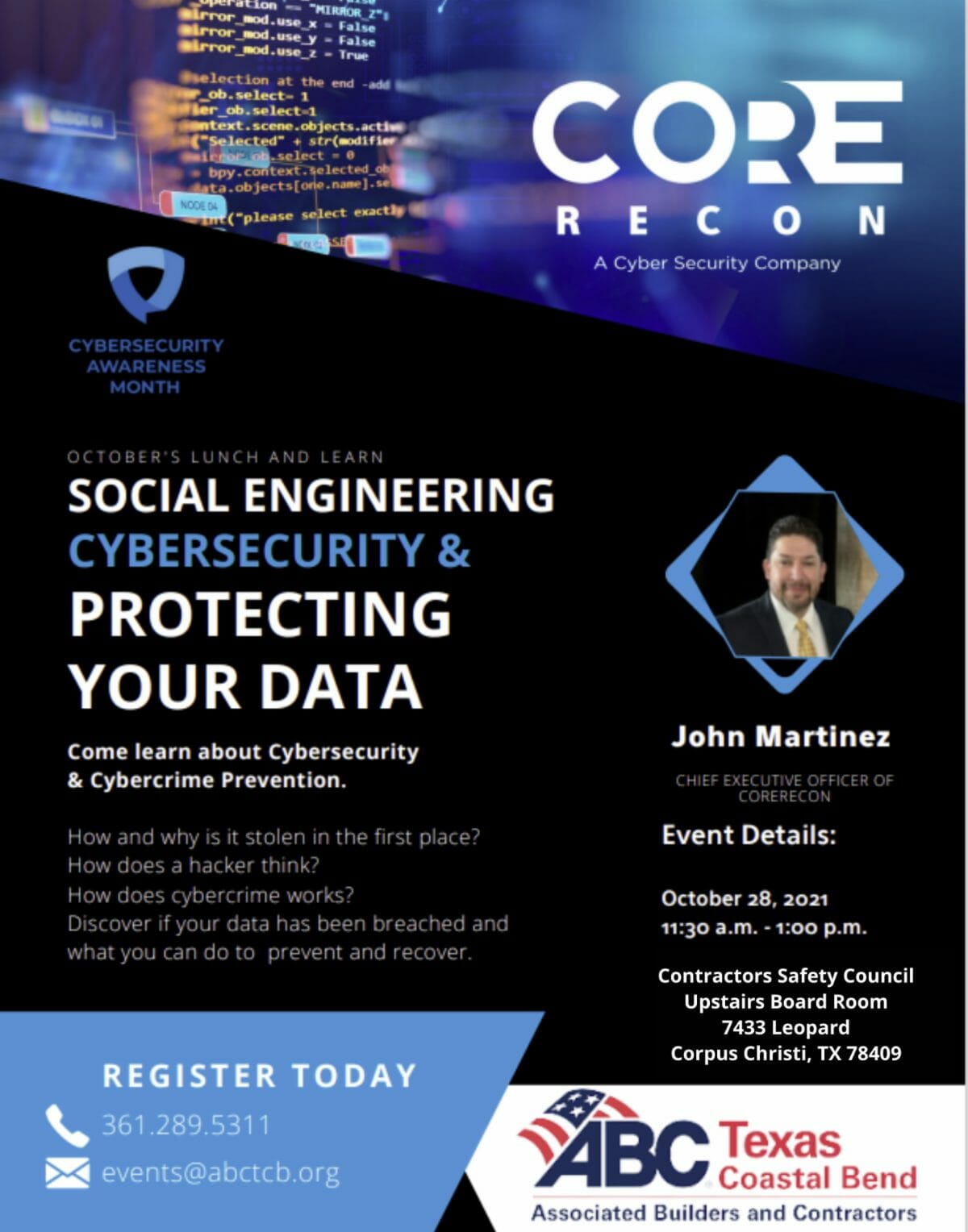 Downstream Calendar Events Corpus Christi