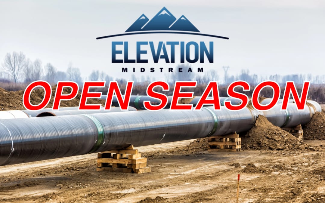 Elevation Midstream Announces Open Season on DJ South Gathering