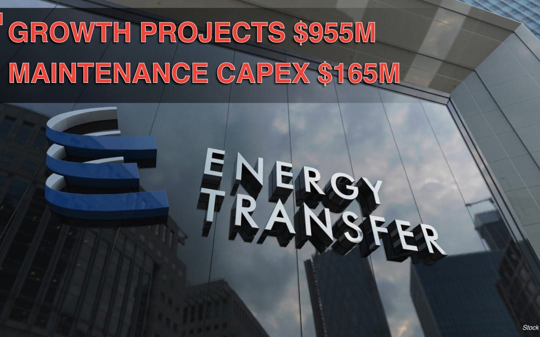 Energy Transfer Reports First Quarter 2025 Results : Growth Projects $955M Maintenance CAPEX $165M
