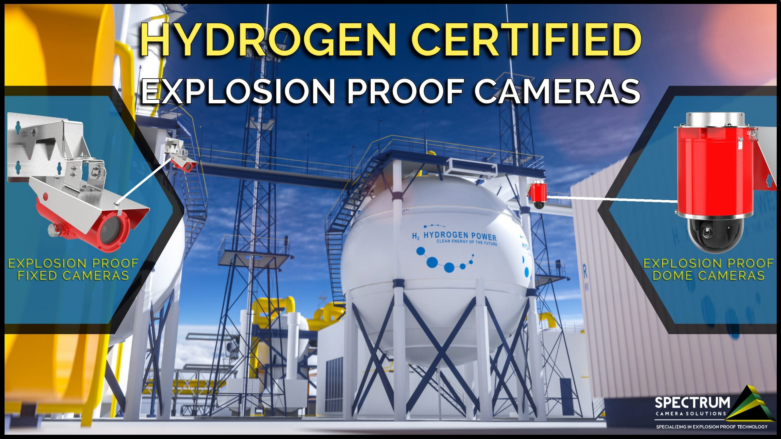 Hydrogen Certified Explosion Proof Cameras Are Essential for Ensuring Process Safety