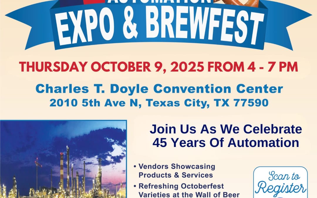 Register Now for the ISA Texas City Section Automation Expo & Brewfest – October 9, 2025 – Texas City, TX