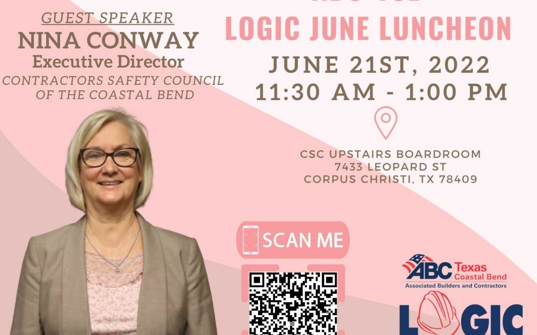 ABC Texas Coastal Bend LOGIC June Luncheon June 21st- Corpus Christi