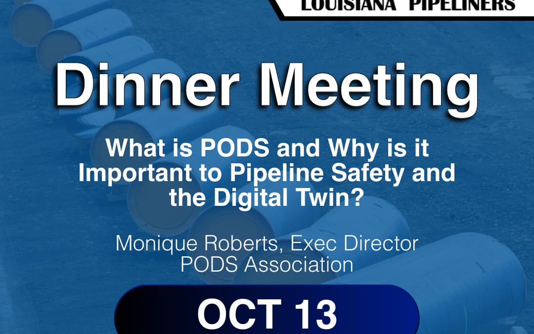 Louisiana Pipeliners Association Dinner Meeting Oct 13, 2025 – Lake Charles