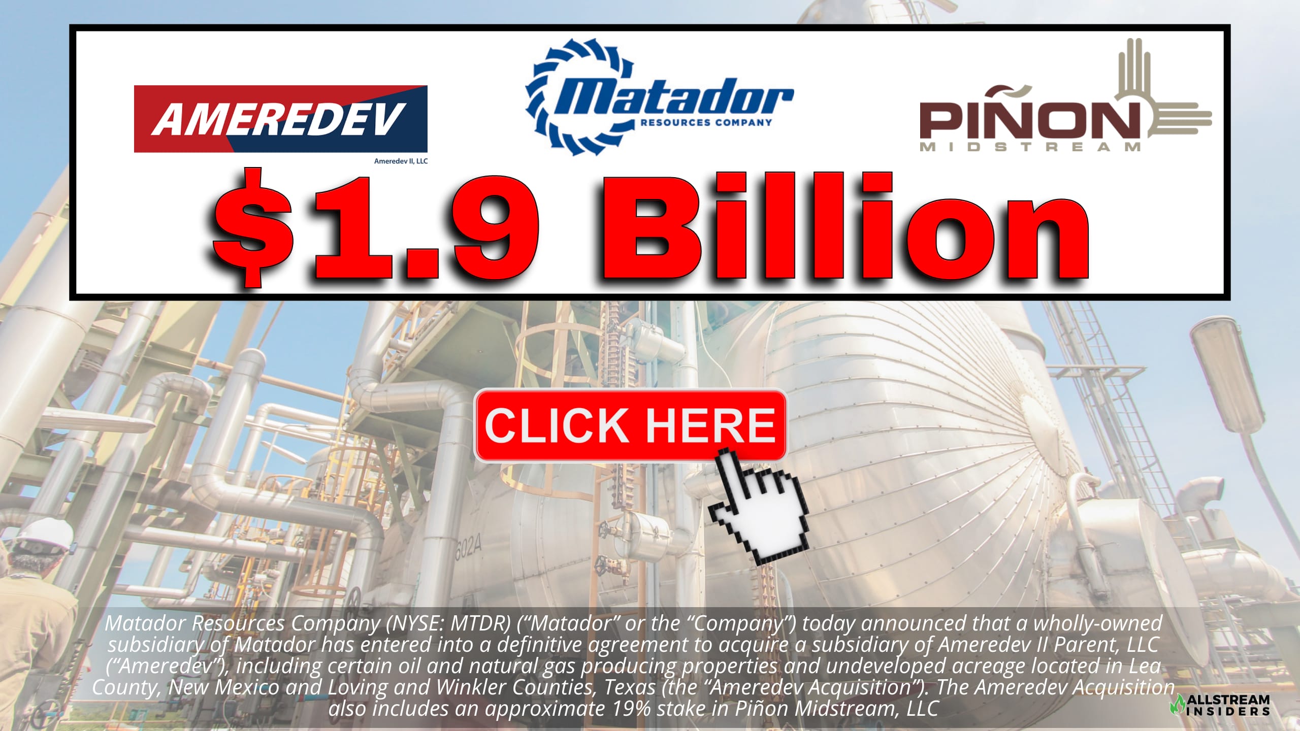 Matador Resources Bolt On Acquisition Midstream Calendar Southwest Pipe Yard