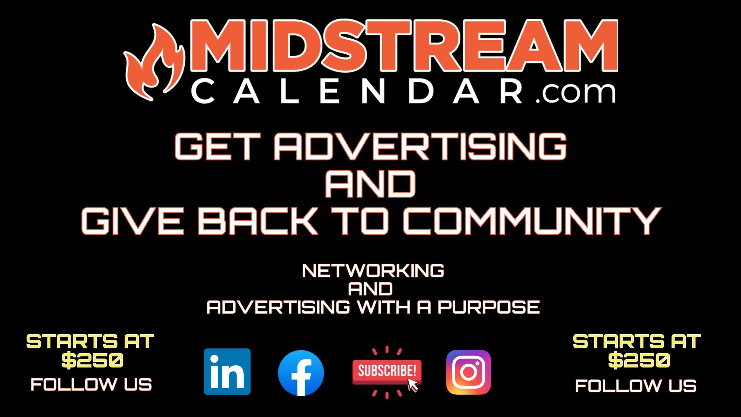 PROMO $250 & We donate to University Program – Thru End of 2022 – Advertising and Networking with a Purpose