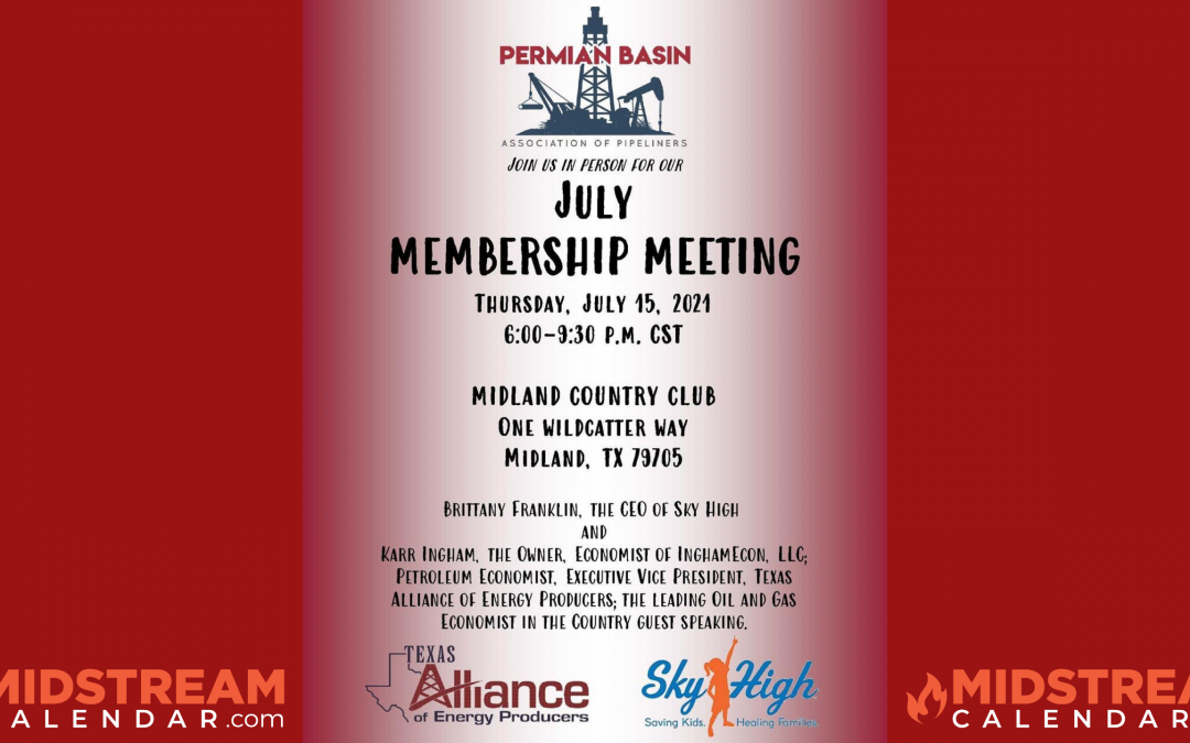 Permian Basin Association of Pipeliners Membership Meeting