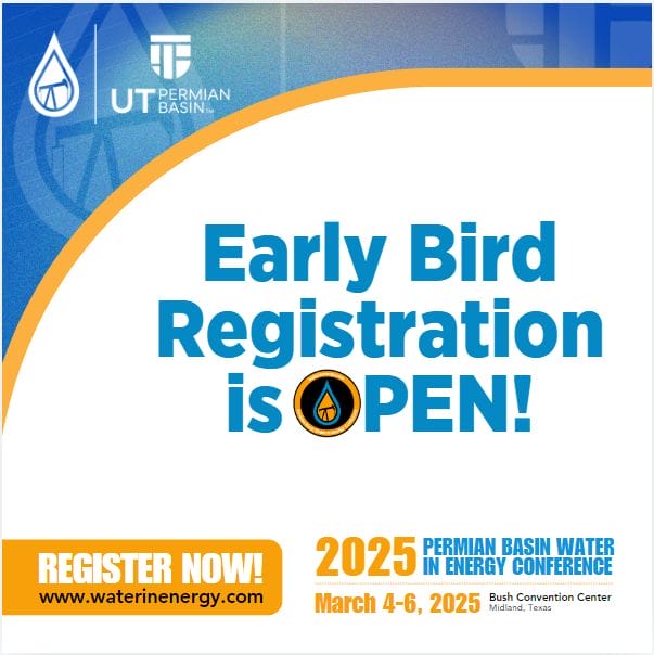 Register Now for PBWIEC the Permian basin water in energy conference March 4-6 Midland, Tx