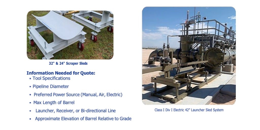 Pipeline Integrity Pig Launcher and Receivers