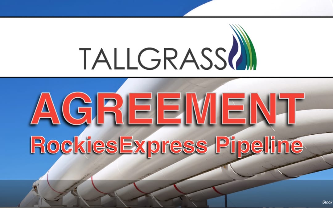 Tallgrass Announces Anchor Shipper Precedent Agreements for Permian Pipeline to Rockies Express Pipeline