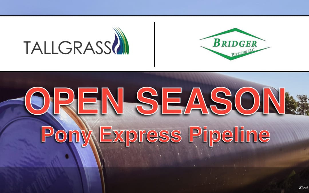 Tallgrass and Bridger Pipeline Announce Open Season for the Pony Express Pipeline