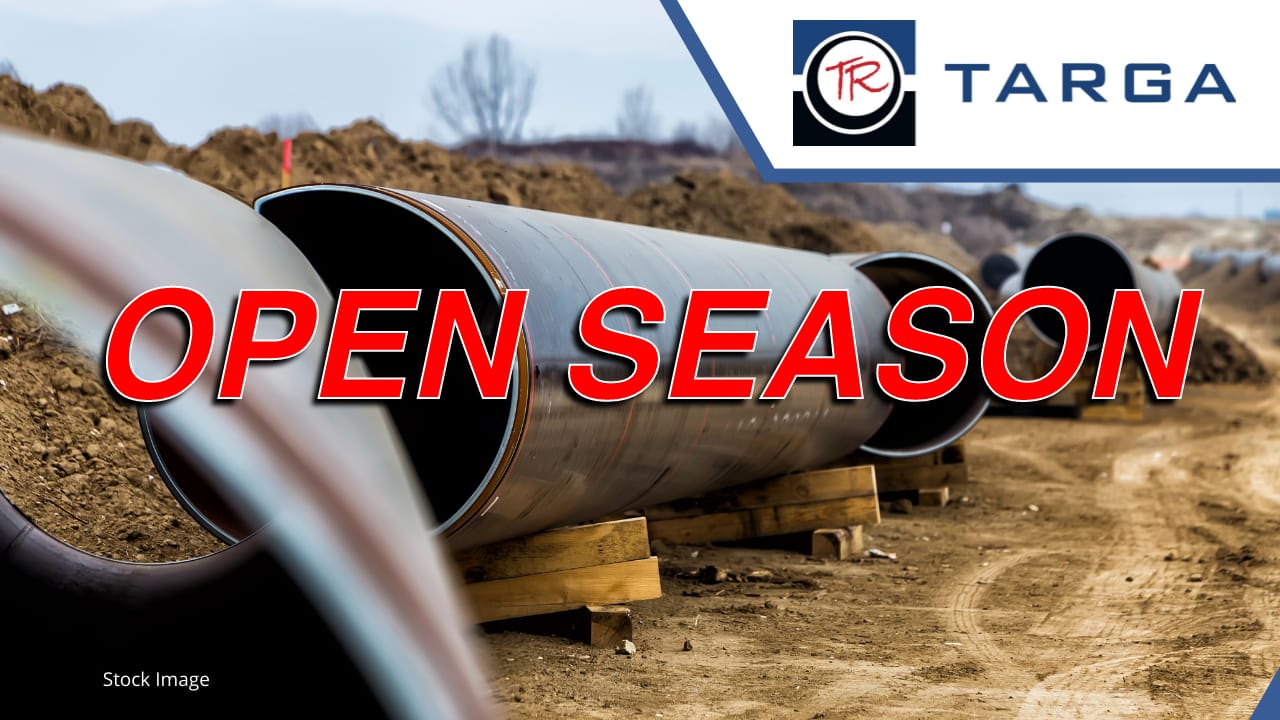 Targa Resources Corp. Launches Non-Binding Open Season for Natural Gas Pipeline in the Delaware Basin