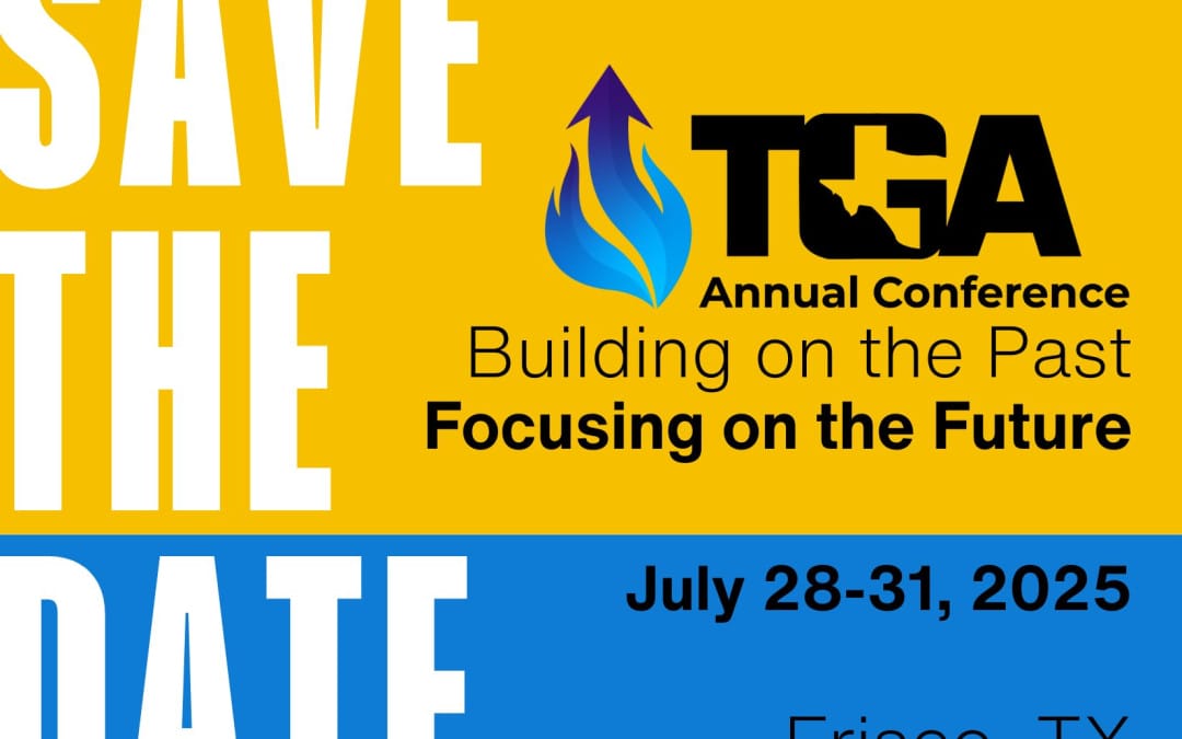 Register now for the Texas Gas Association Annual O&M Conference July 28-July 31, 2025 – Frisco