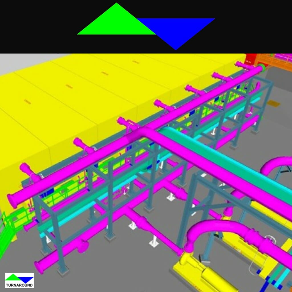 New piping design incorporating deadlegs at the end of the piping headers