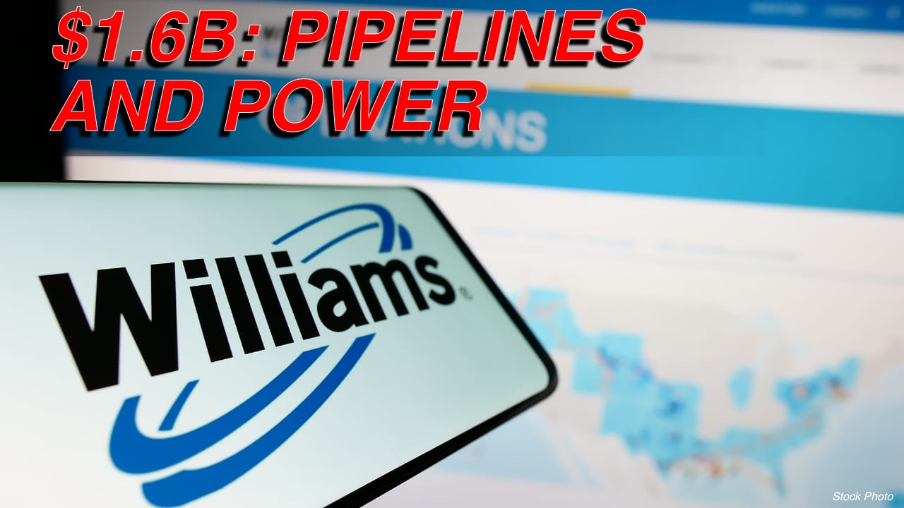 Williams Companies Secures $1.6 Billion Deal for Natural Gas and Power Generation